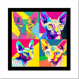 Sphynx Pop Art - Cat Lover Gift Posters and Art